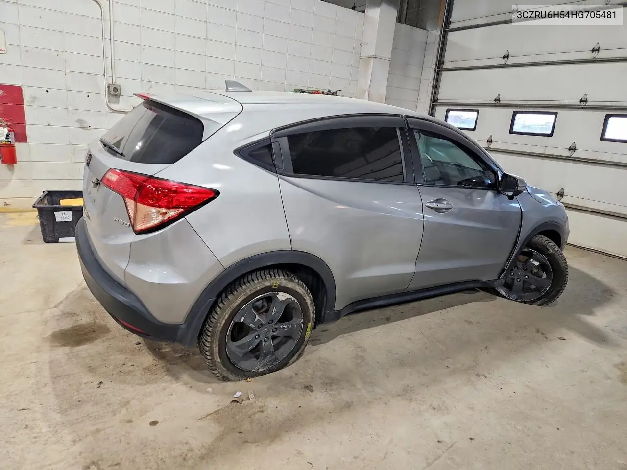 2017 HONDA HR-V VIN 3CZRU6H54HG705481 — фото 3