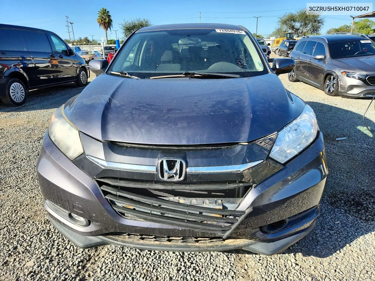 HONDA HR-V 2017, VIN 3CZRU5H5XHG710047