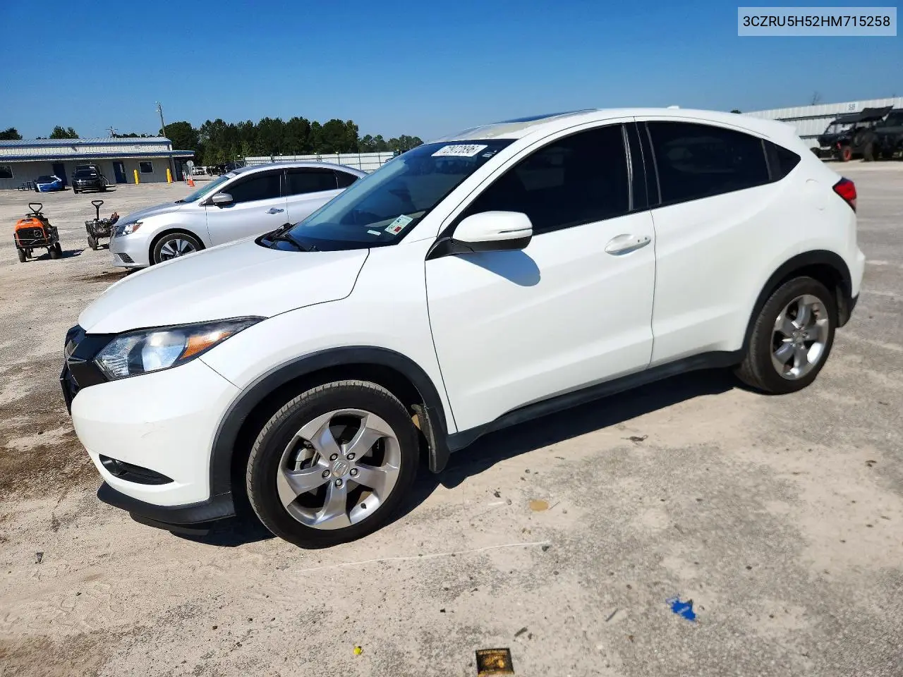 HONDA HR-V 2017, VIN 3CZRU5H52HM715258
