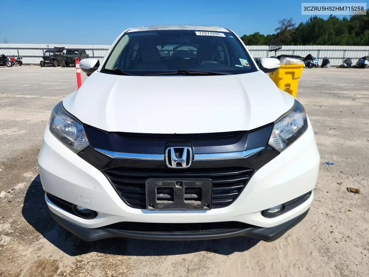 2017 HONDA HR-V VIN 3CZRU5H52HM715258 — фото 5