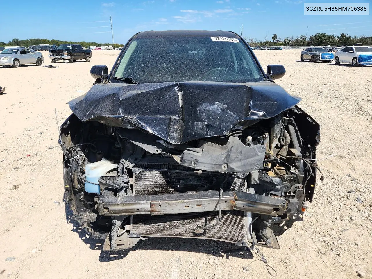 2017 HONDA HR-V VIN 3CZRU5H35HM706388 — фото 5