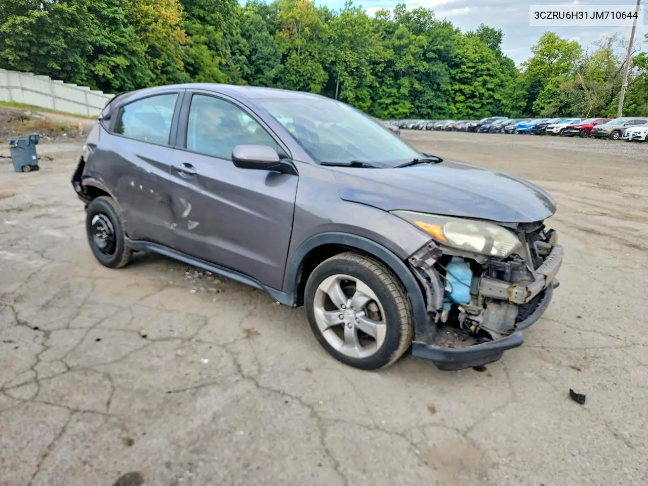 2018 HONDA HR-V VIN 3CZRU6H31JM711064 — фото 4