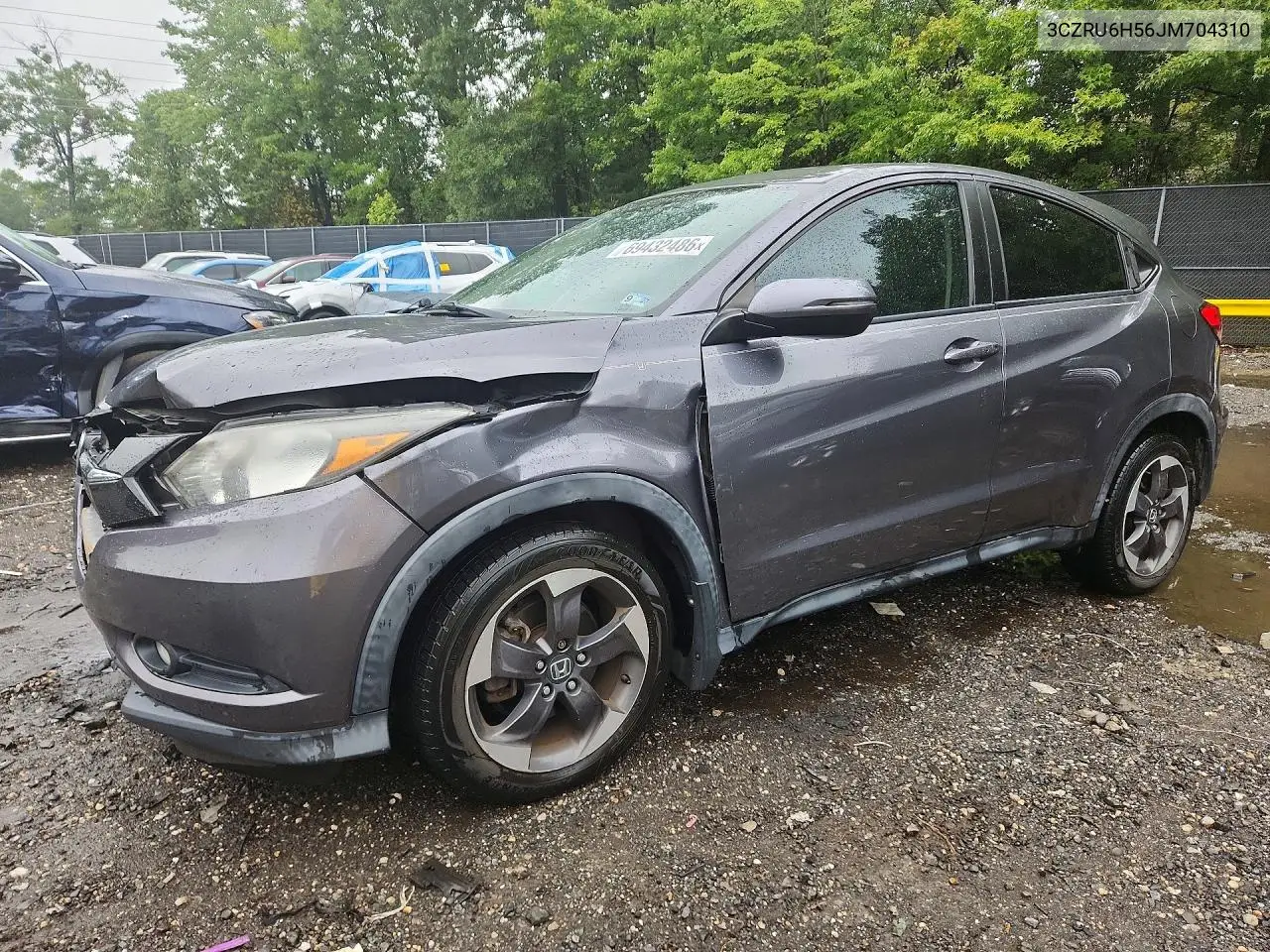 HONDA HR-V 2018, VIN 3CZRU6H56JM704310