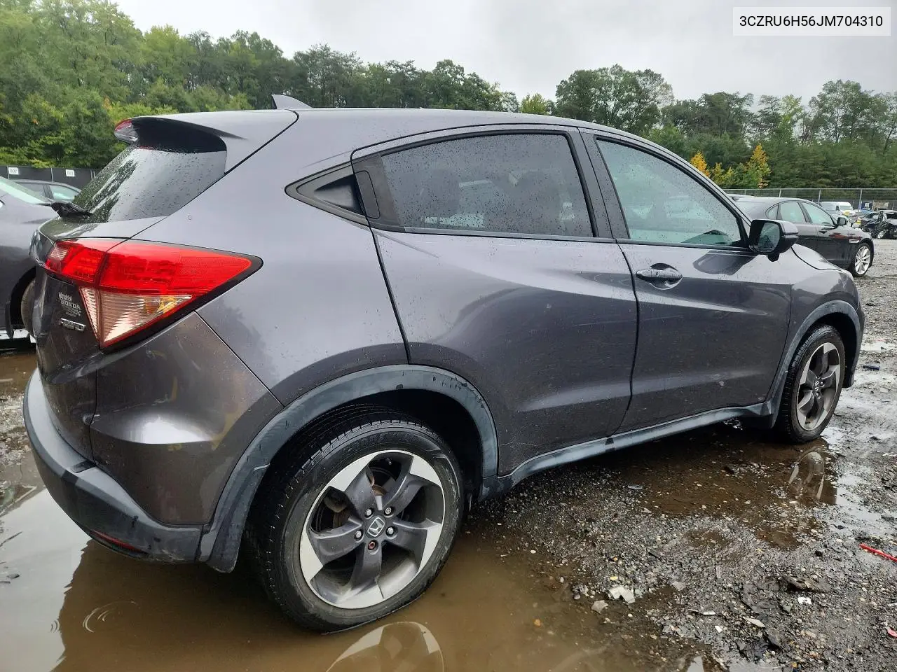2018 HONDA HR-V VIN 3CZRU6H56JM704310 — фото 3