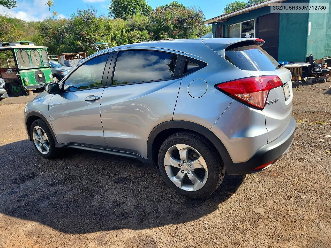 2018 HONDA HR-V VIN 3CZRU5H35JM712780 — фото 2