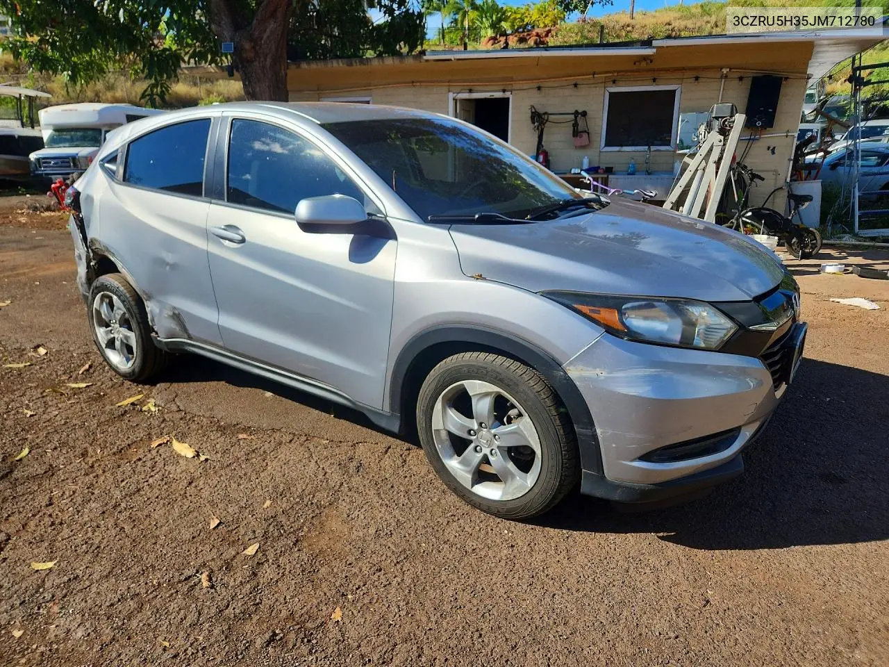 2018 HONDA HR-V VIN 3CZRU5H35JM712780 — фото 4