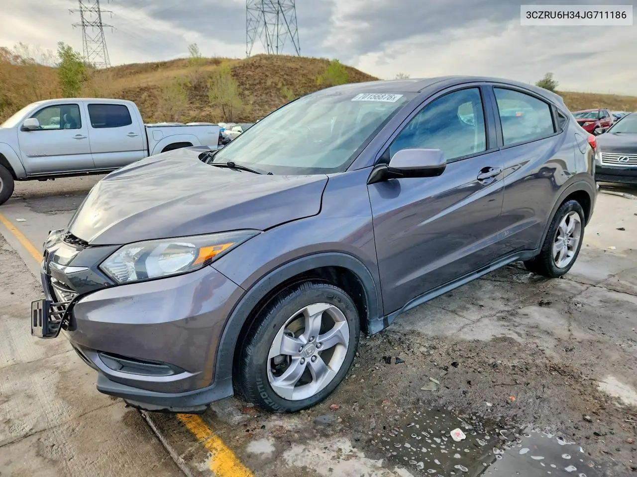 HONDA HR-V 2018, VIN 3CZRU6H34JG711186