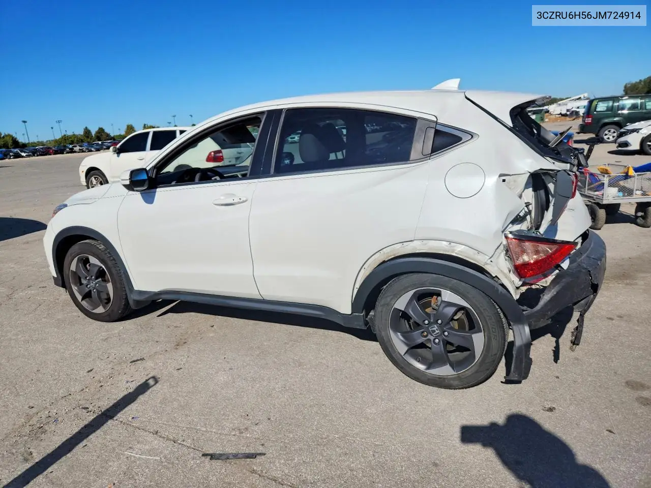 2018 HONDA HR-V VIN 3CZRU6H56JM724914 — фото 2