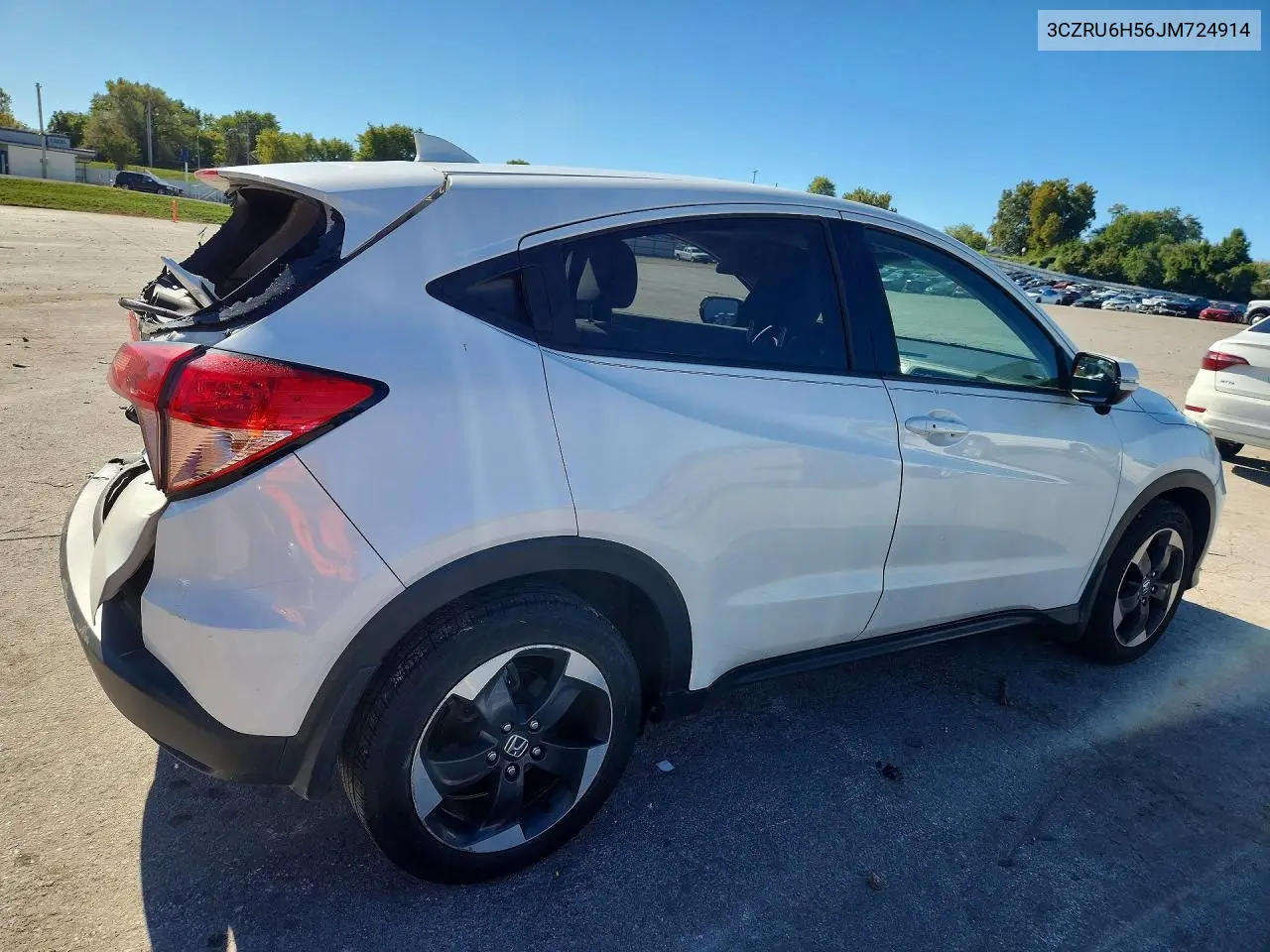2018 HONDA HR-V VIN 3CZRU6H56JM724914 — фото 3
