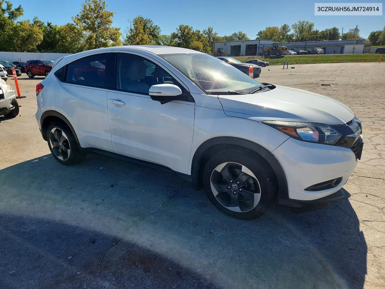 2018 HONDA HR-V VIN 3CZRU6H56JM724914 — фото 4