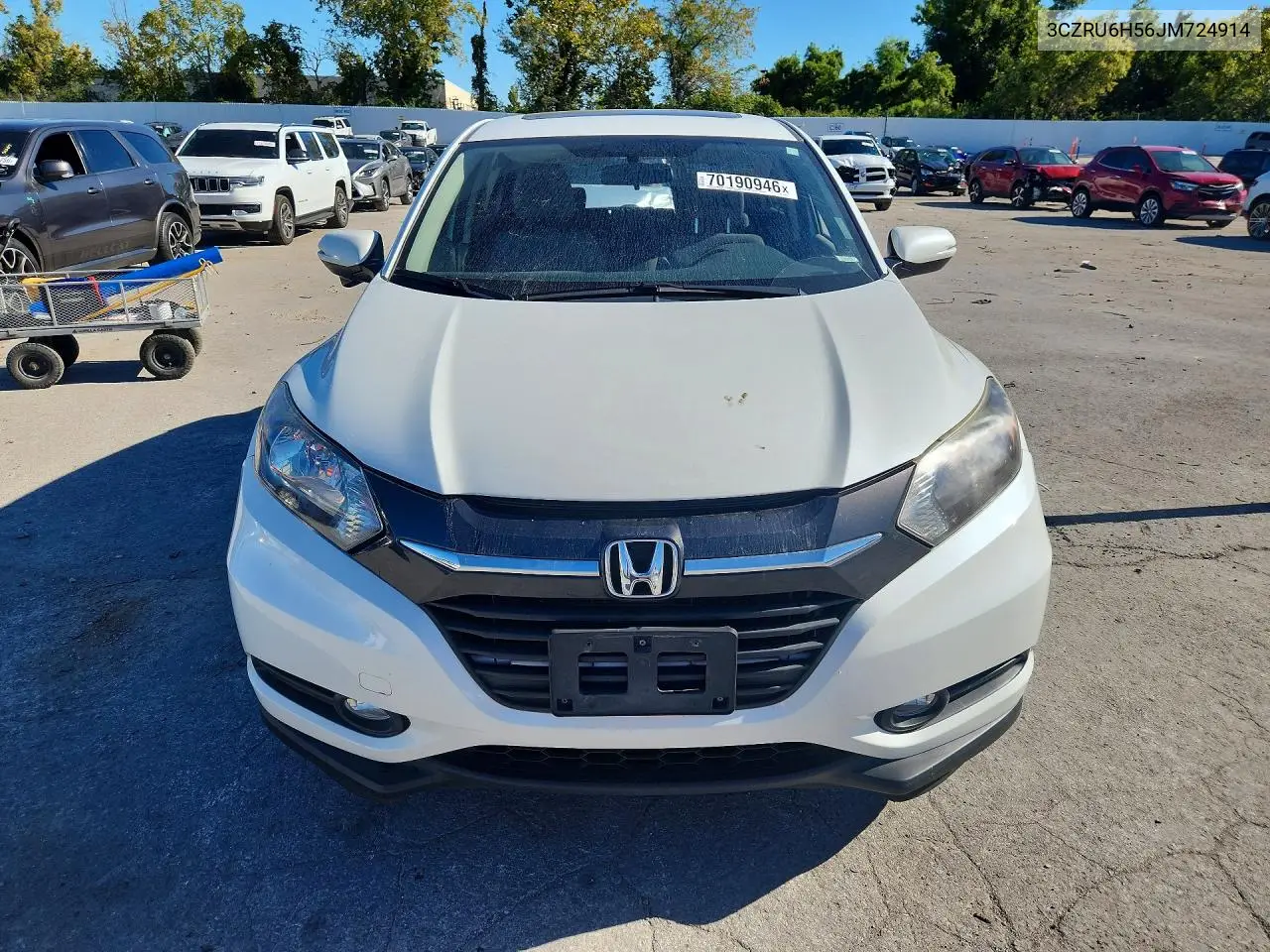2018 HONDA HR-V VIN 3CZRU6H56JM724914 — фото 5