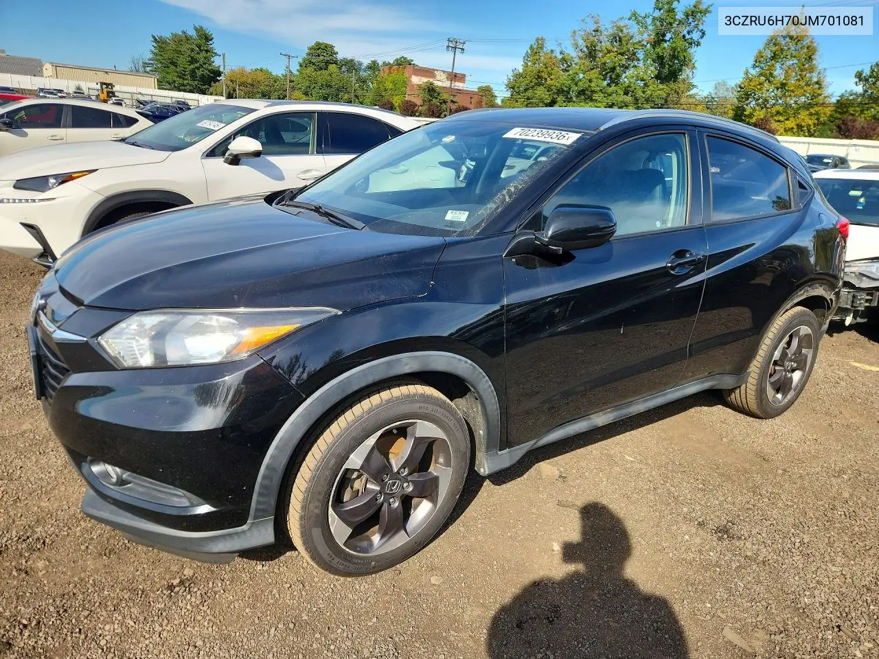 HONDA HR-V 2018, VIN 3CZRU6H70JM701081