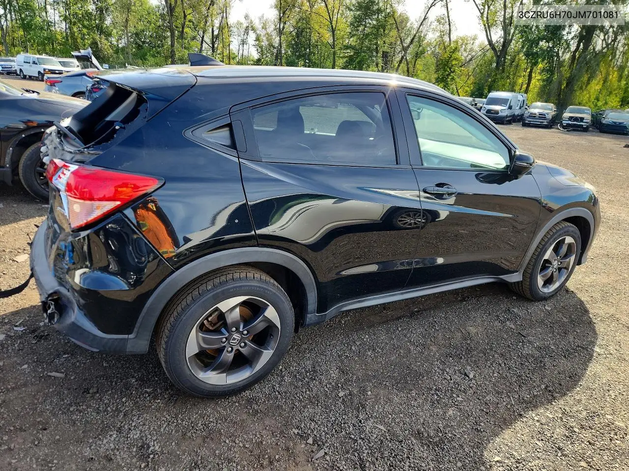2018 HONDA HR-V VIN 3CZRU6H70JM701081 — фото 3