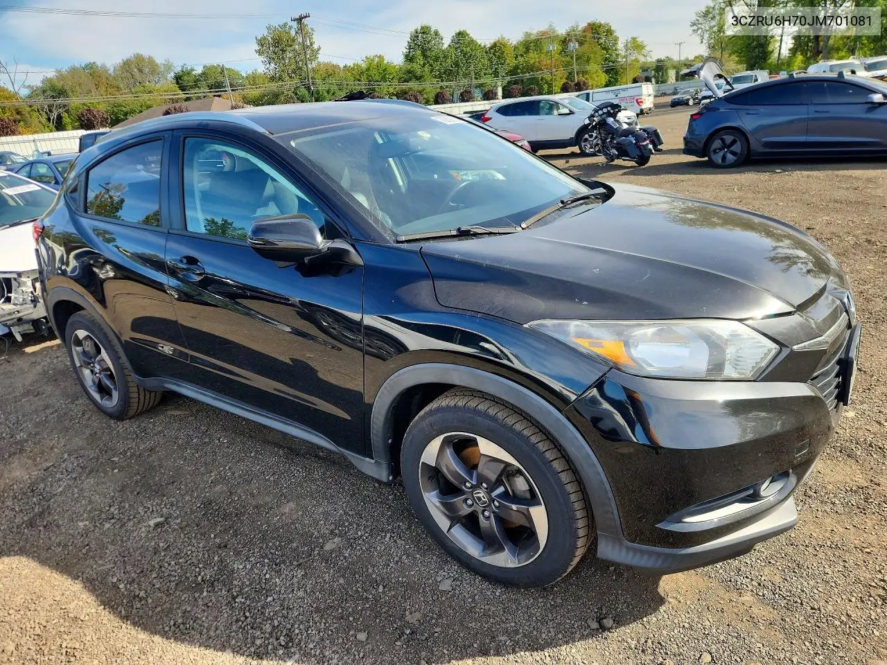 2018 HONDA HR-V VIN 3CZRU6H70JM701081 — фото 4