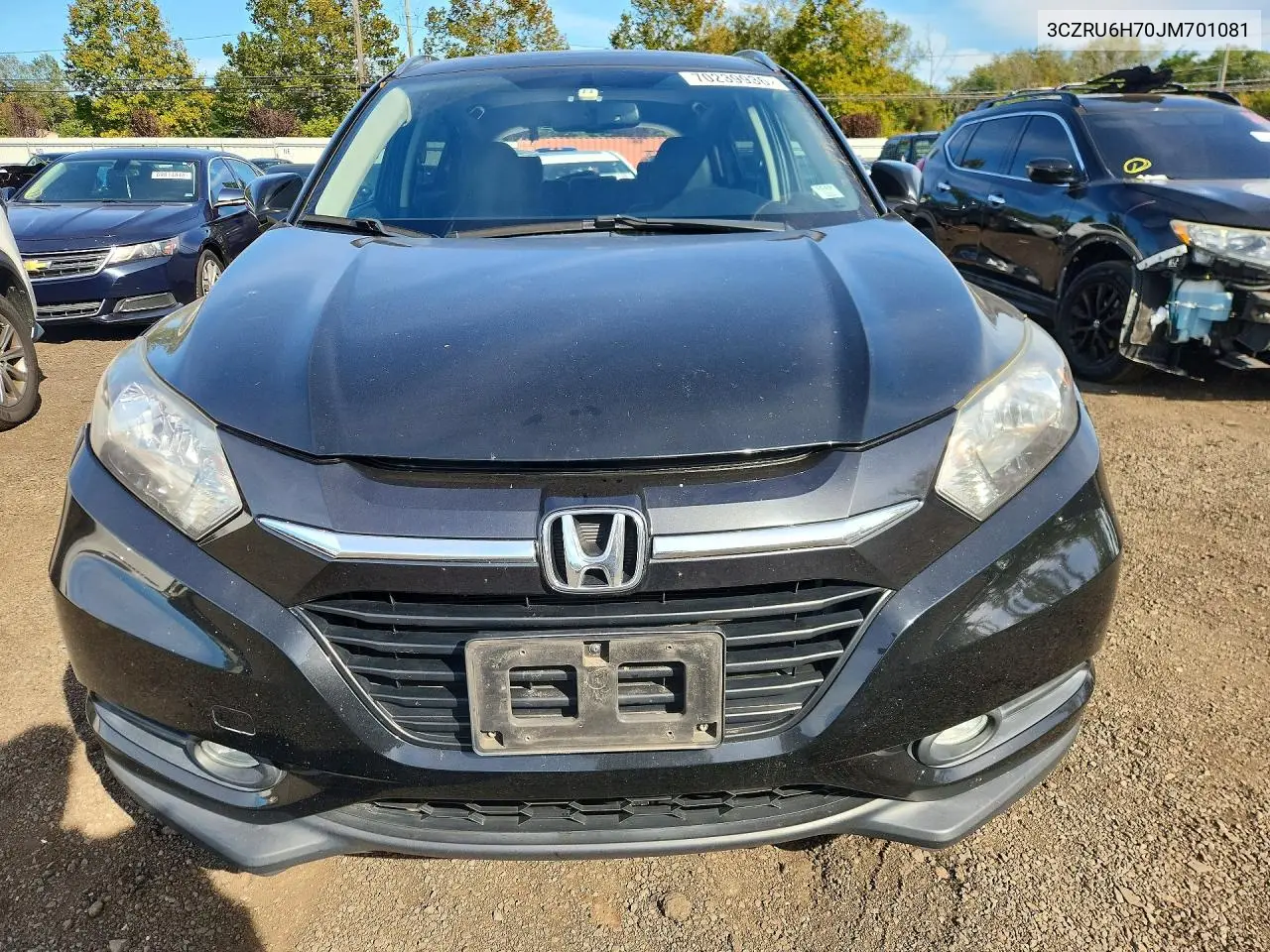 2018 HONDA HR-V VIN 3CZRU6H70JM701081 — фото 5