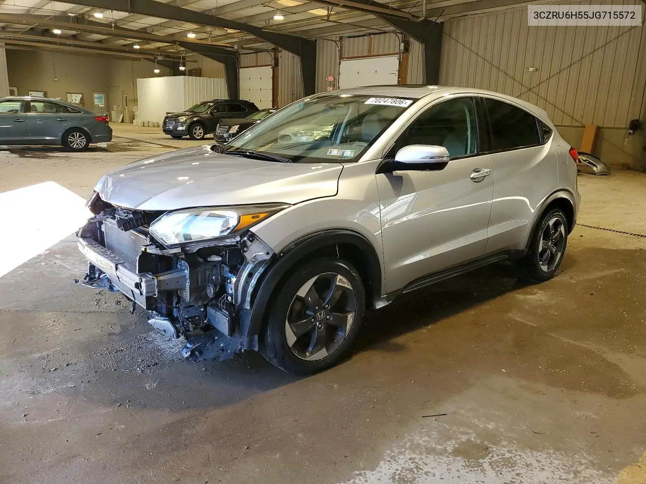 HONDA HR-V 2018, VIN 3CZRU6H55JG715572