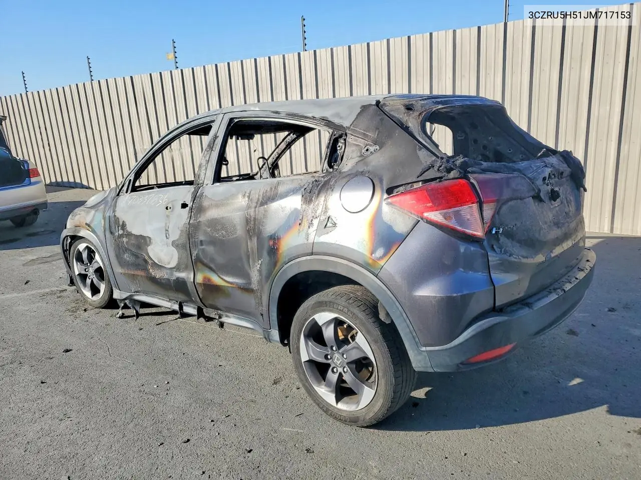 2018 HONDA HR-V VIN 3CZRU5H51JM717153 — фото 2