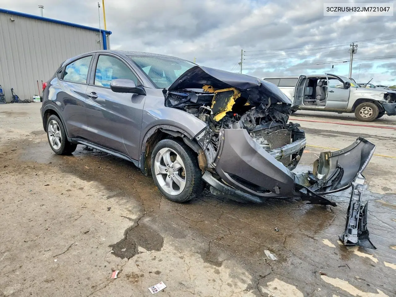 2018 HONDA HR-V VIN 3CZRU5H32JM721047 — фото 4