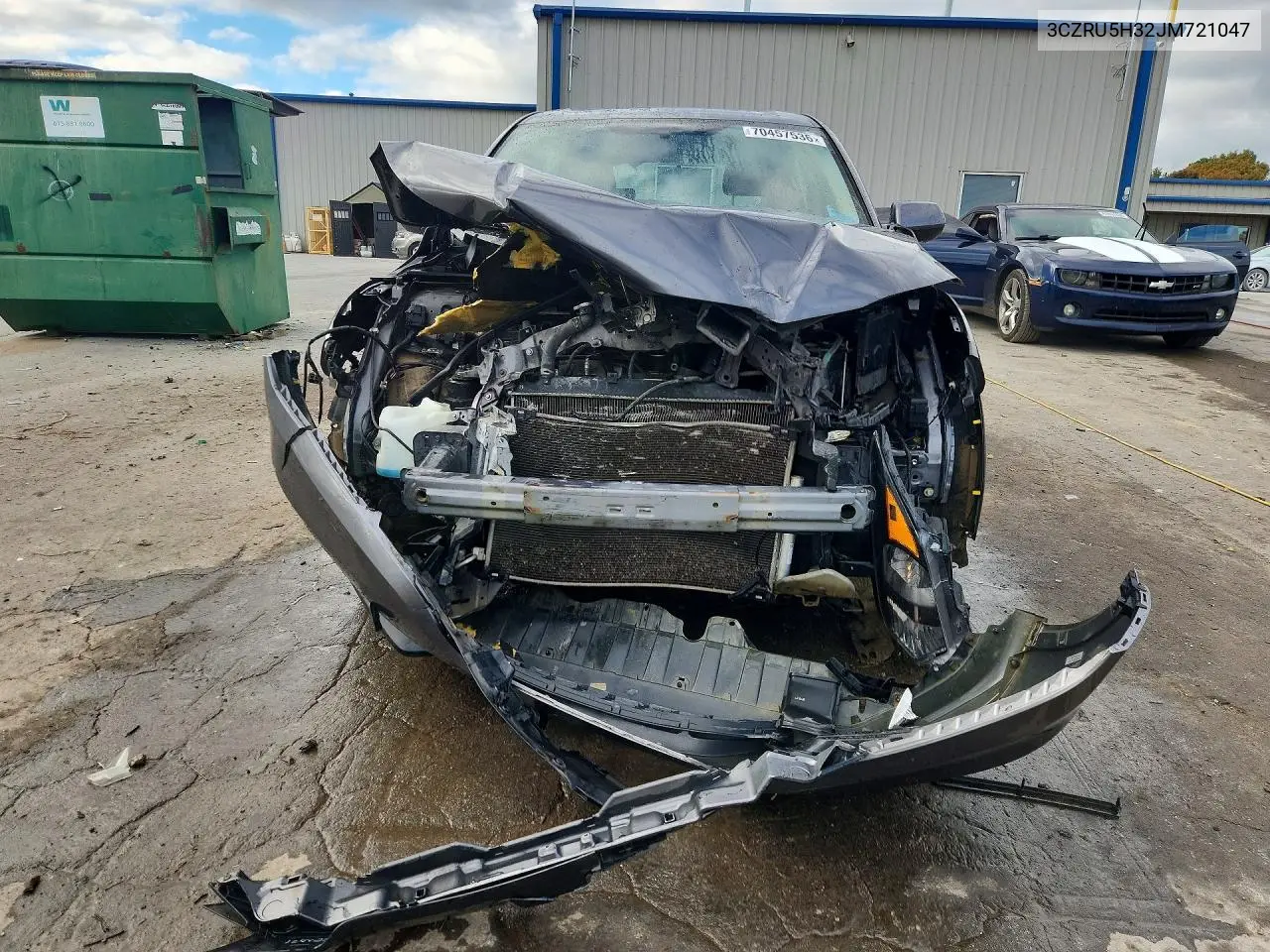 2018 HONDA HR-V VIN 3CZRU5H32JM721047 — фото 5
