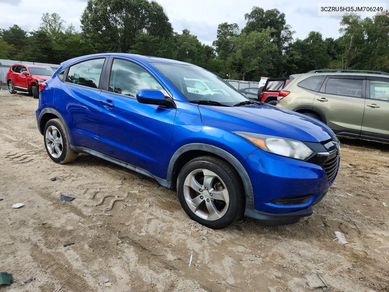 2018 HONDA HR-V VIN 3CZRU5H35JM706249 — фото 4