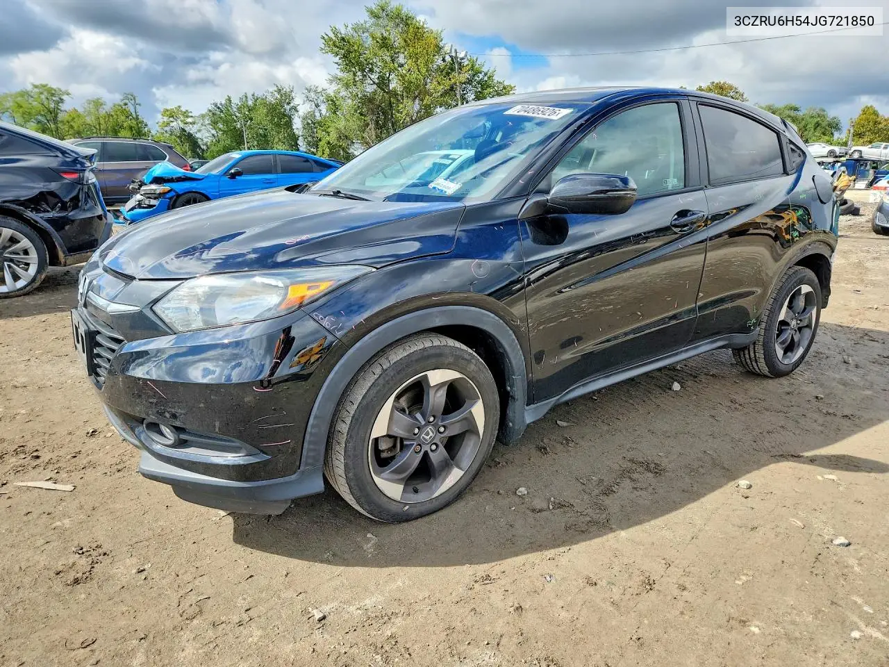 HONDA HR-V 2018, VIN 3CZRU6H54JG721850