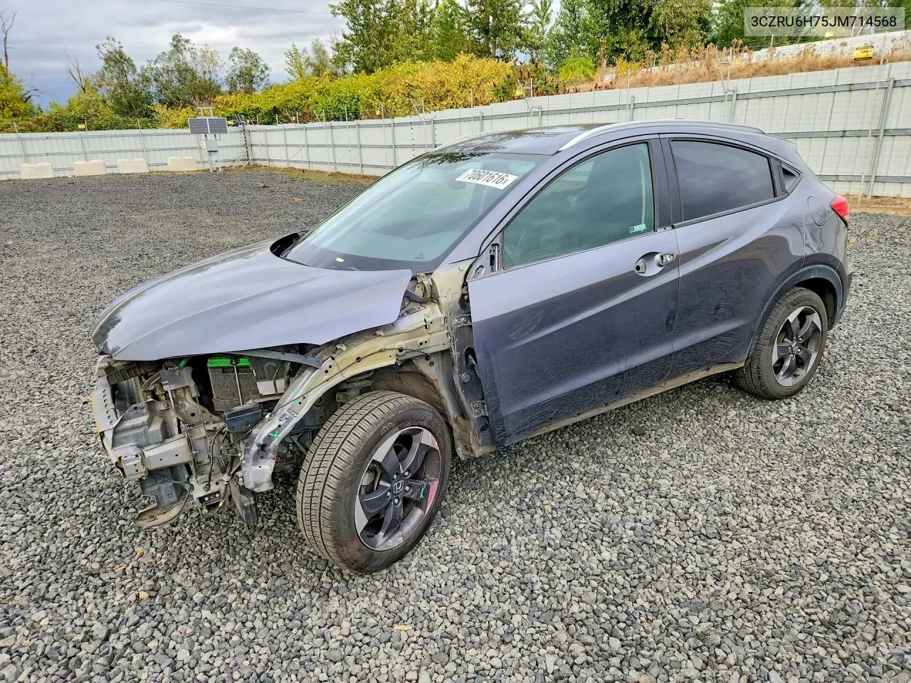 HONDA HR-V 2018, VIN 3CZRU6H75JM714568