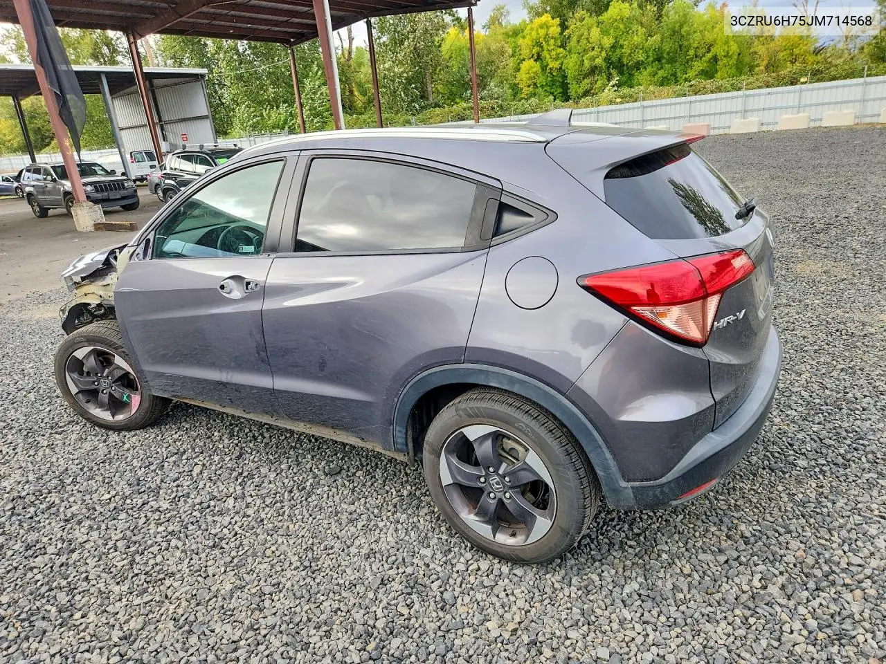 2018 HONDA HR-V VIN 3CZRU6H75JM714568 — фото 2