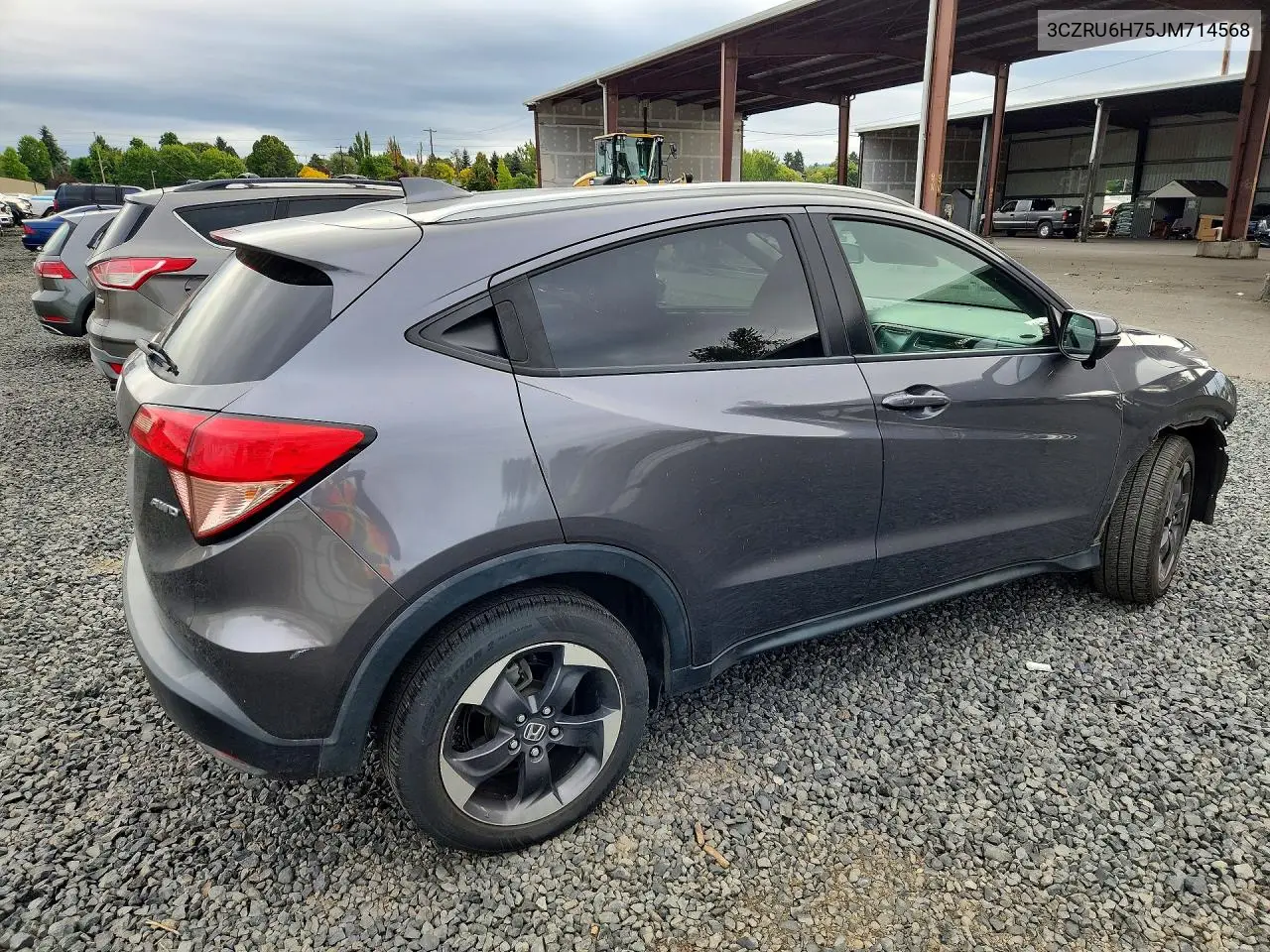 2018 HONDA HR-V VIN 3CZRU6H75JM714568 — фото 3