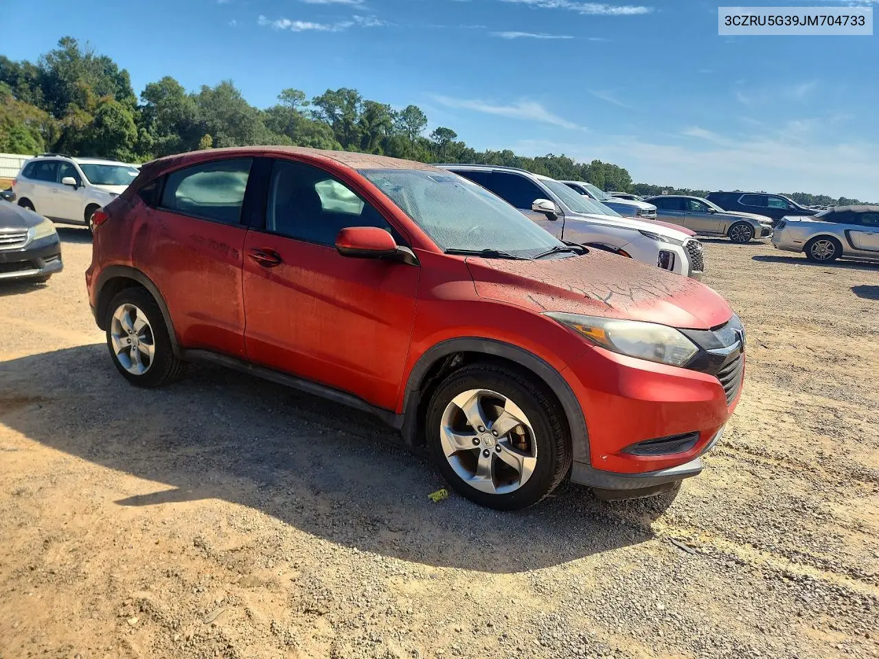 2018 HONDA HR-V VIN 3CZRU5G39JM704733 — фото 4
