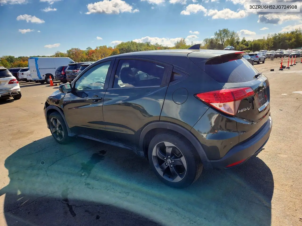 2018 HONDA HR-V VIN 3CZRU6H52JG724908 — фото 2