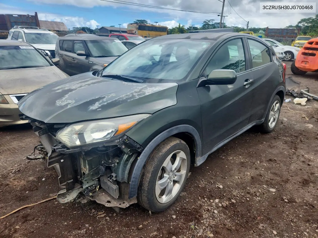 HONDA HR-V 2018, VIN 3CZRU5H30JG700468
