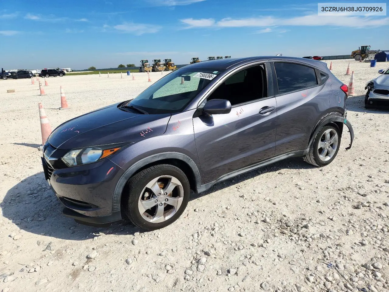 HONDA HR-V 2018, VIN 3CZRU6H38JG709926