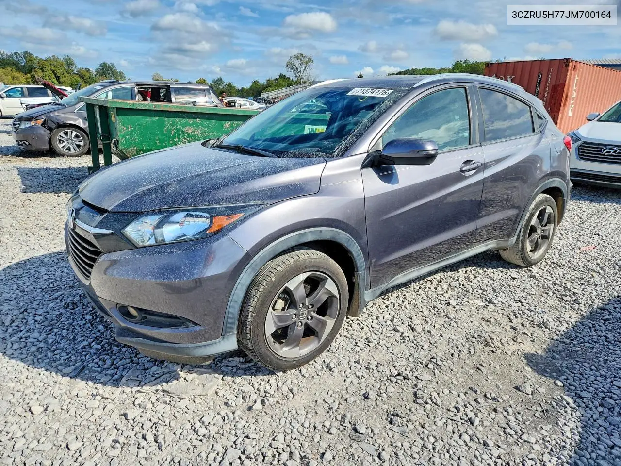 HONDA HR-V 2018, VIN 3CZRU5H77JM700164