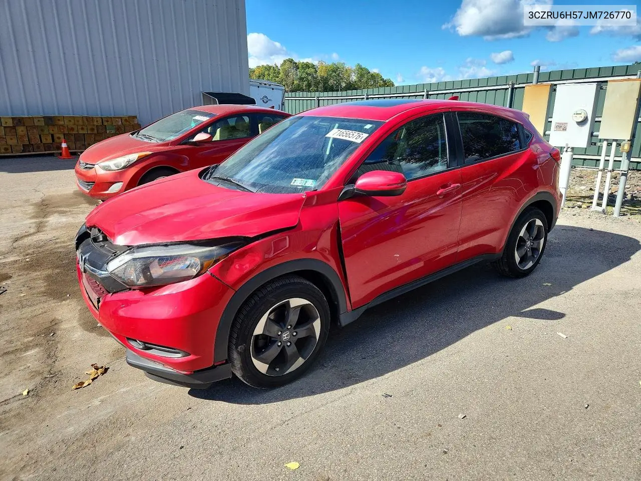 HONDA HR-V 2018, VIN 3CZRU6H57JM726770