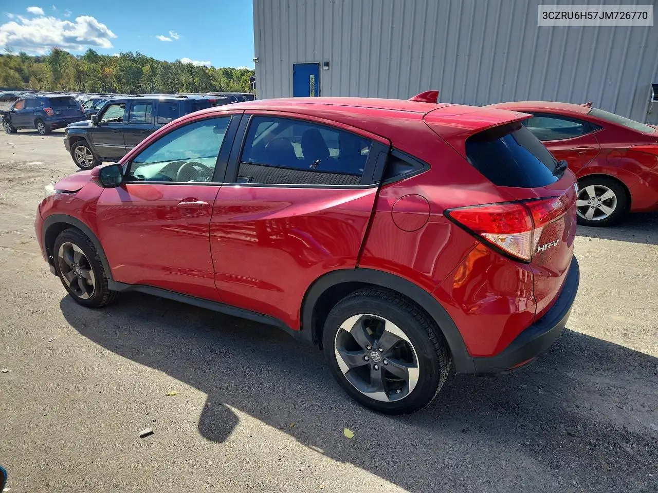 2018 HONDA HR-V VIN 3CZRU6H57JM726770 — фото 2