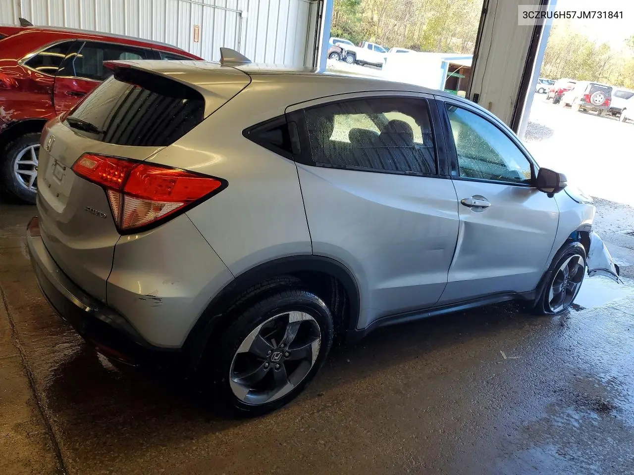 2018 HONDA HR-V VIN 3CZRU6H57JM731841 — фото 3