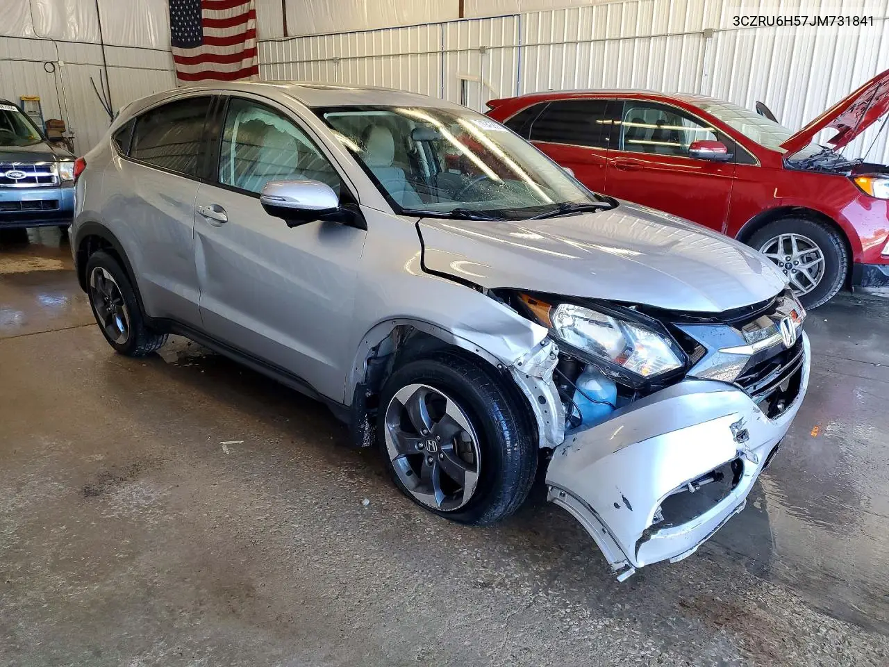 2018 HONDA HR-V VIN 3CZRU6H57JM731841 — фото 4