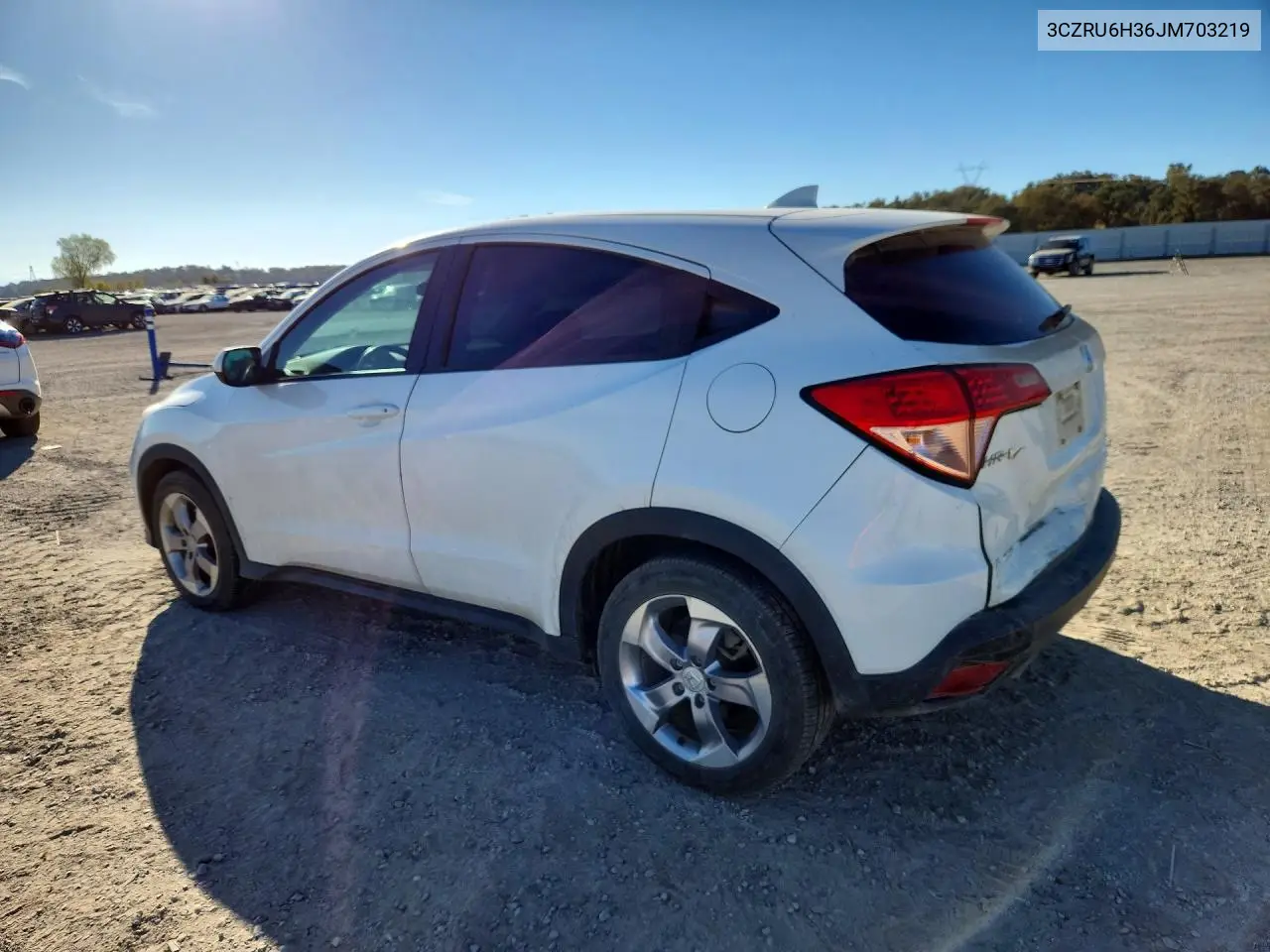2018 HONDA HR-V VIN 3CZRU6H36JM703219 — фото 3