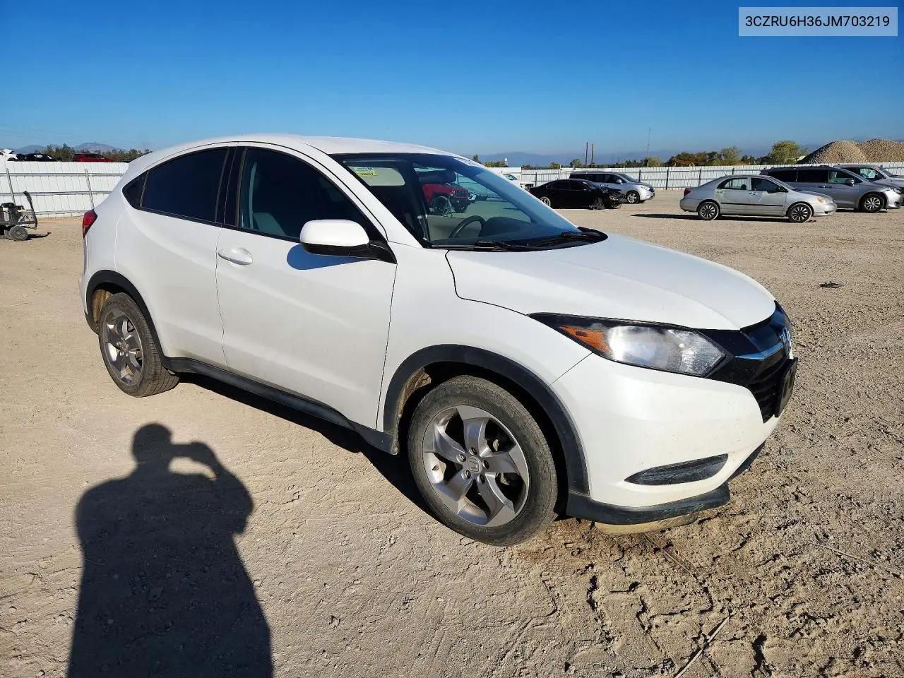2018 HONDA HR-V VIN 3CZRU6H36JM703219 — фото 5
