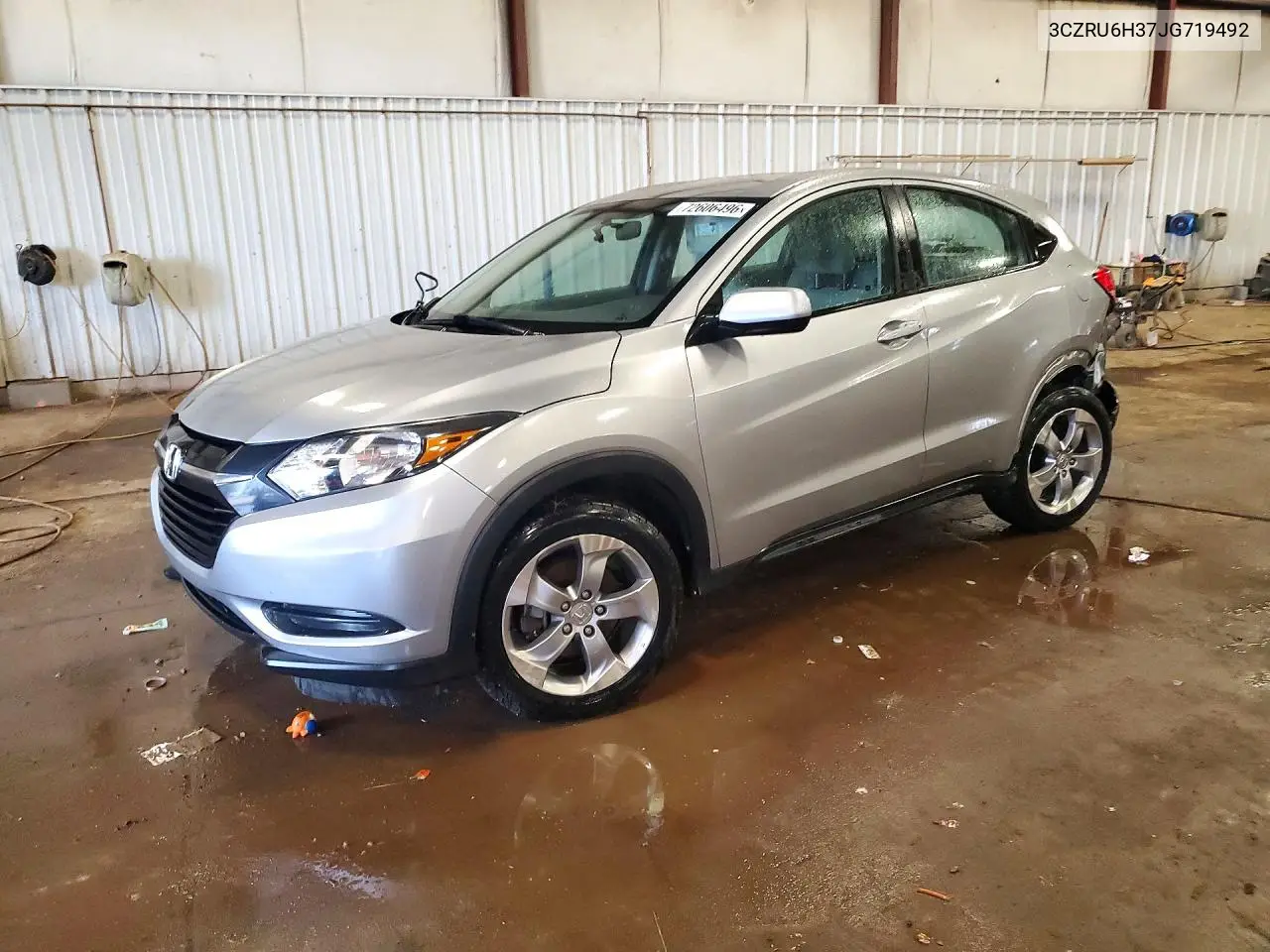 HONDA HR-V 2018, VIN 3CZRU6H37JG719492
