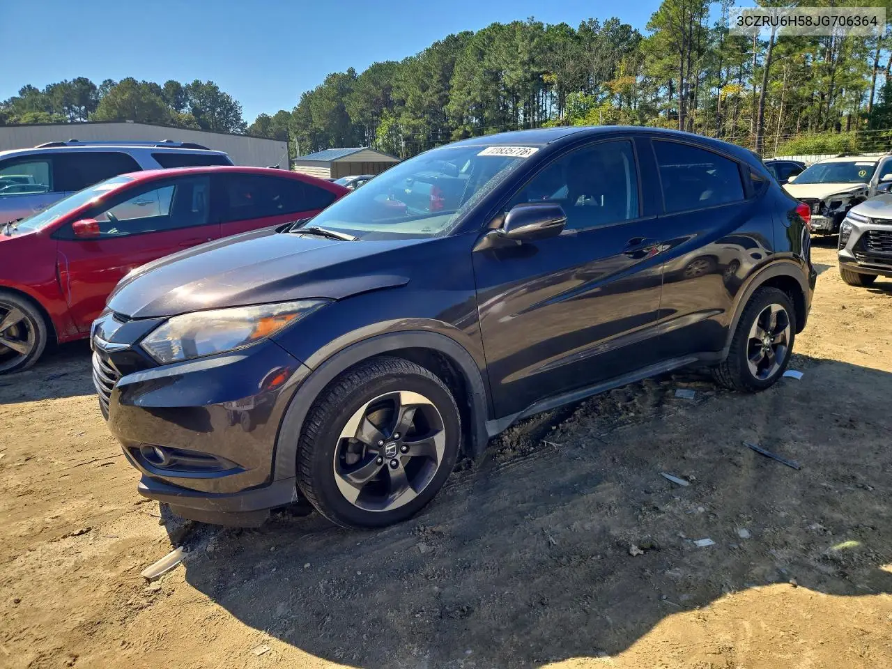 HONDA HR-V 2018, VIN 3CZRU6H58JG706364