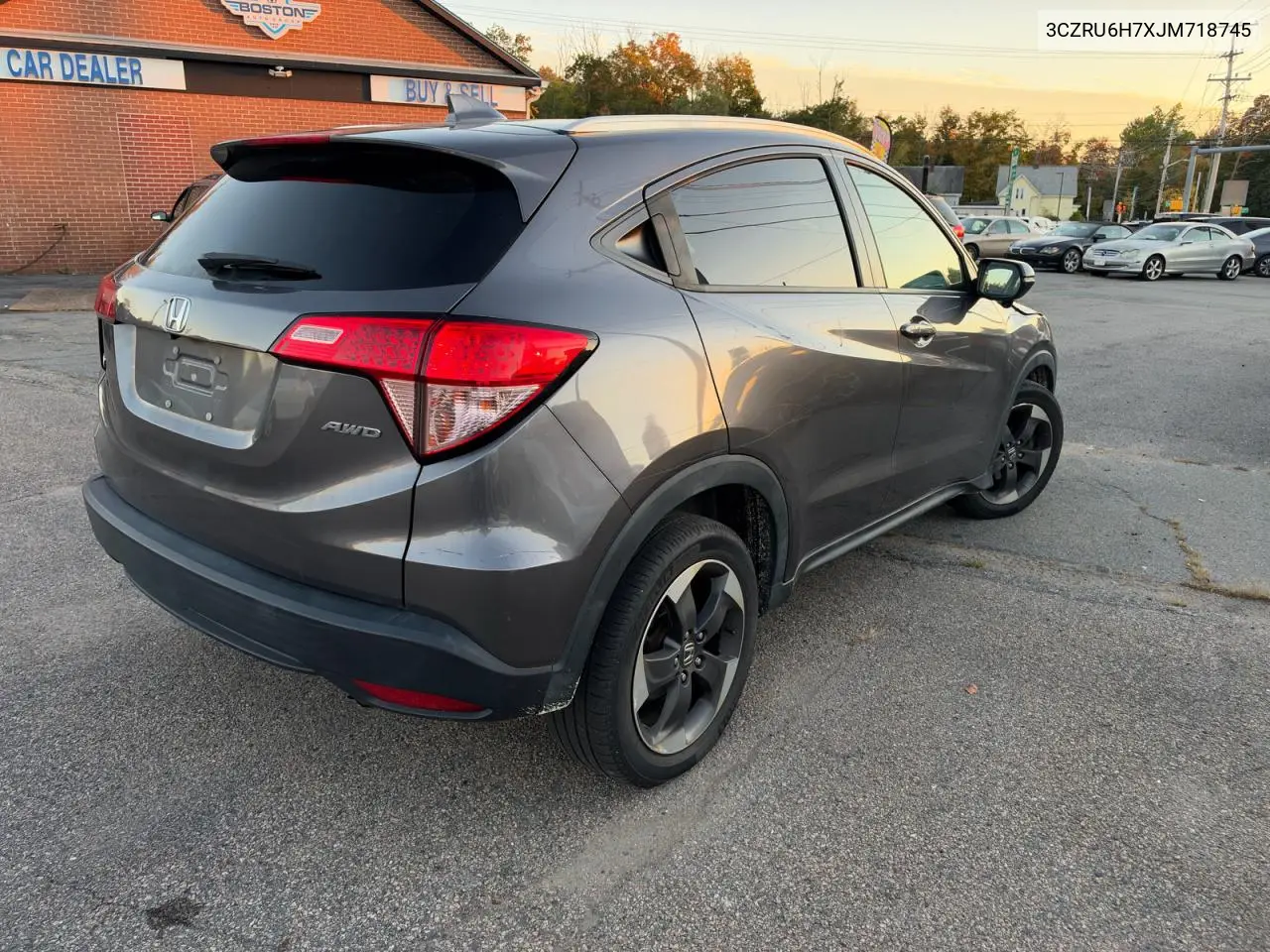 2018 HONDA HR-V VIN 3CZRU6H7XJM718745 — фото 4