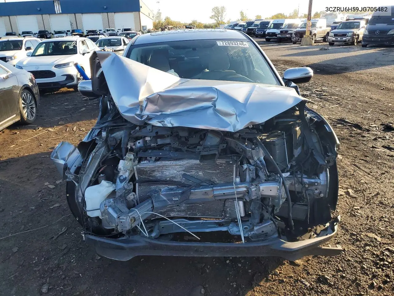 2018 HONDA HR-V VIN 3CZRU6H59JG705482 — фото 5