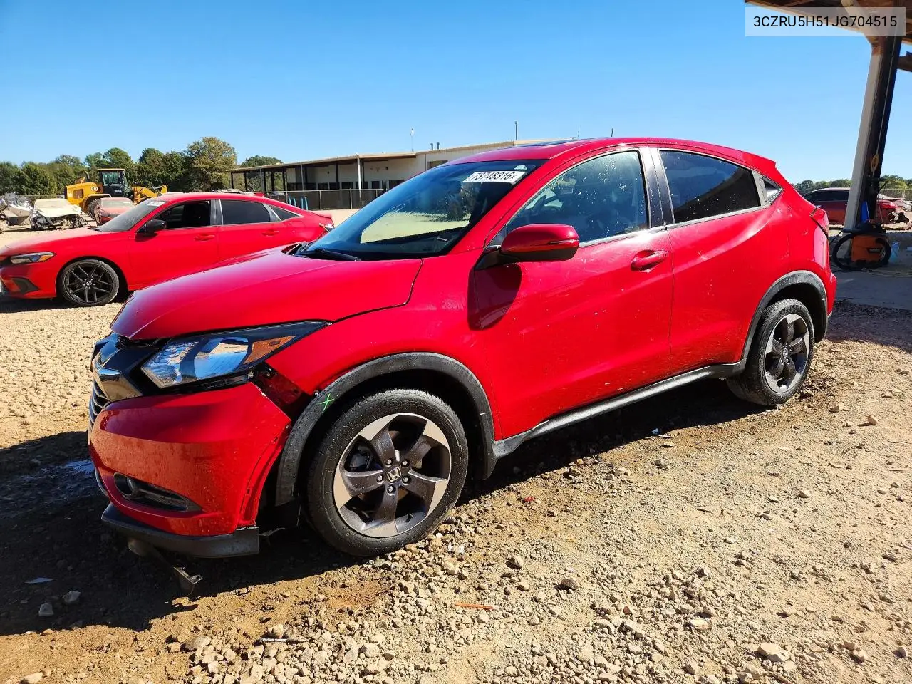 HONDA HR-V 2018, VIN 3CZRU5H51JG704515