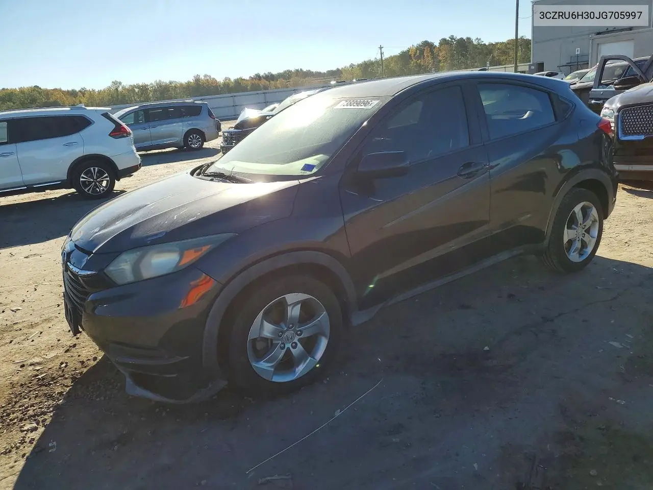 HONDA HR-V 2018, VIN 3CZRU6H30JG705997