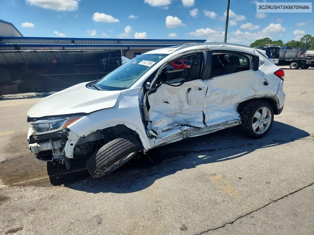 HONDA HR-V 2019, VIN 3CZRU5H73KM709686