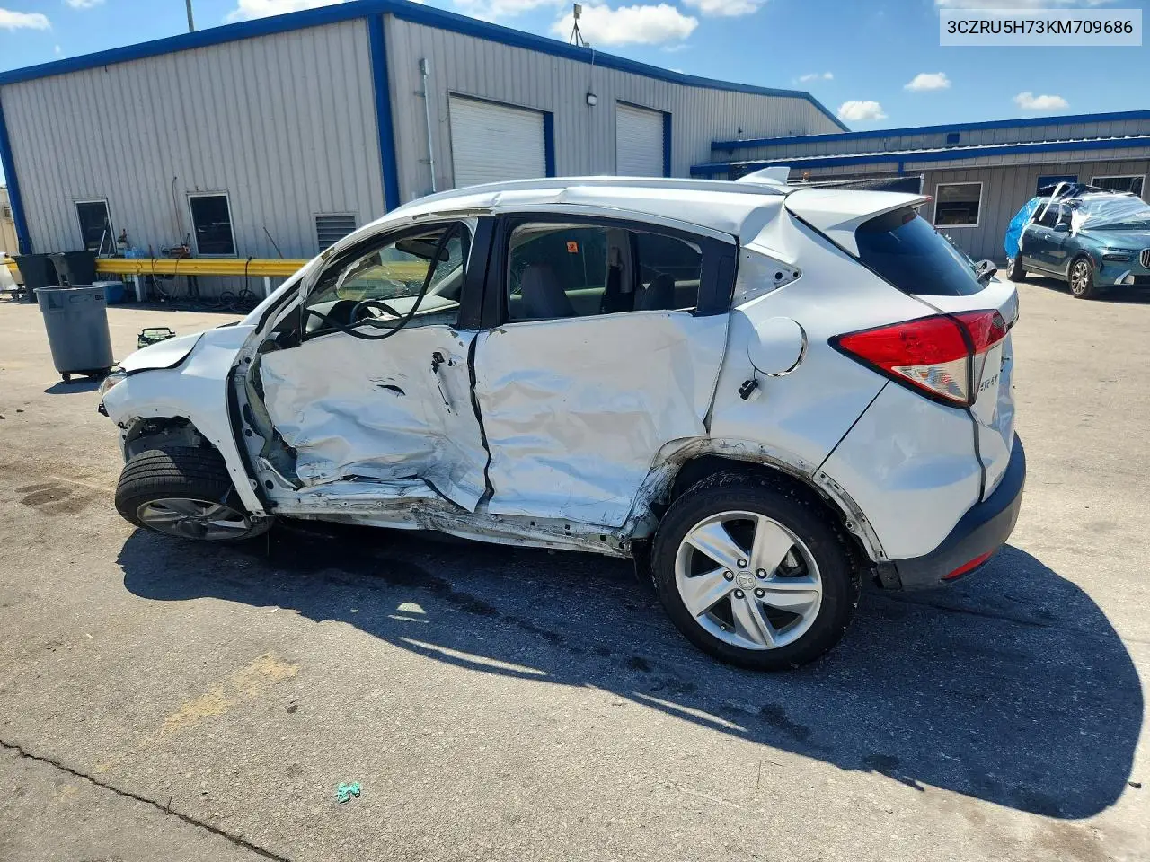 2019 HONDA HR-V VIN 3CZRU5H73KM709686 — фото 2