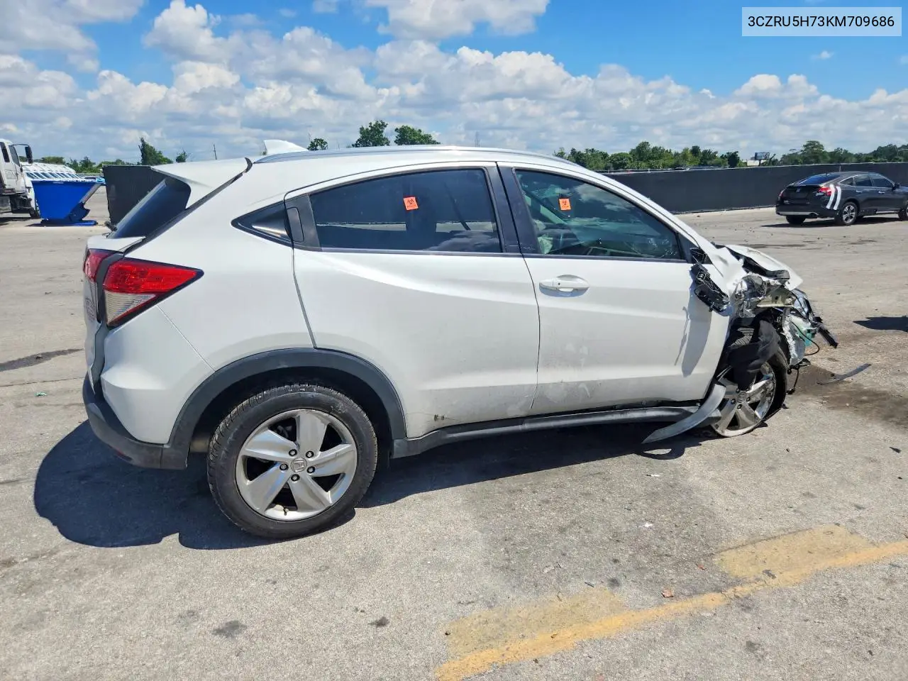 2019 HONDA HR-V VIN 3CZRU5H73KM709686 — фото 3