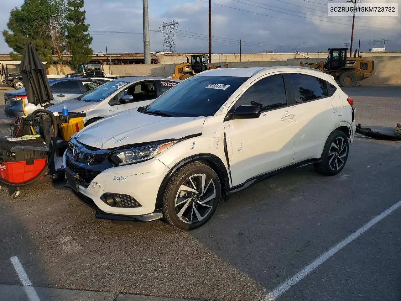 HONDA HR-V 2019, VIN 3CZRU5H15KM723732