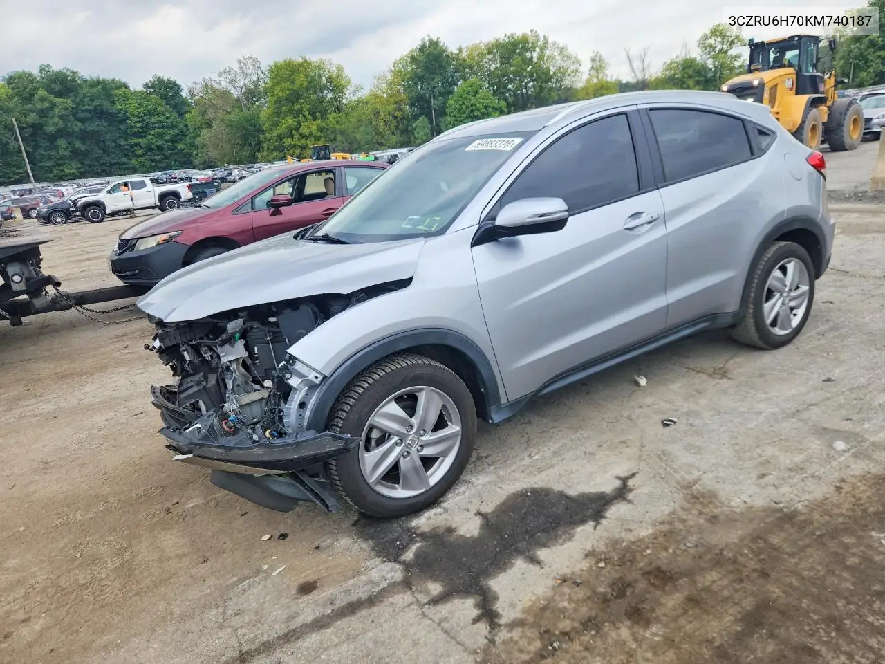 HONDA HR-V 2019, VIN 3CZRU6H70KM740187